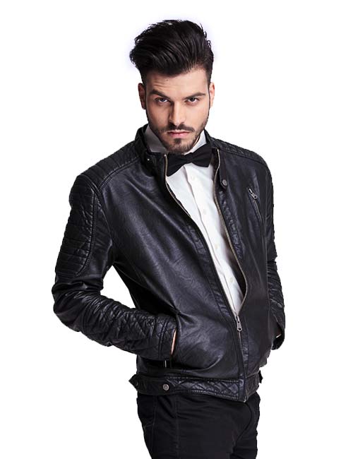 Black Leather Jacket - Bild 4