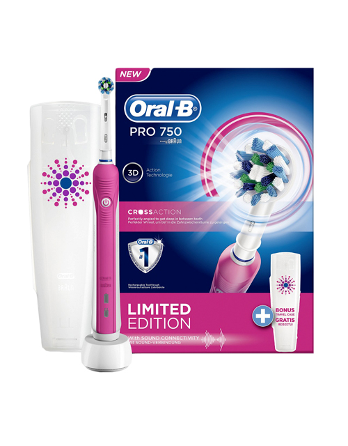 Oral-B PRO 750 Pink Eltandborste