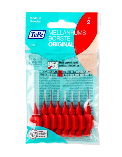 TePe Mellanrumsborste Röd Original 0.5mm
